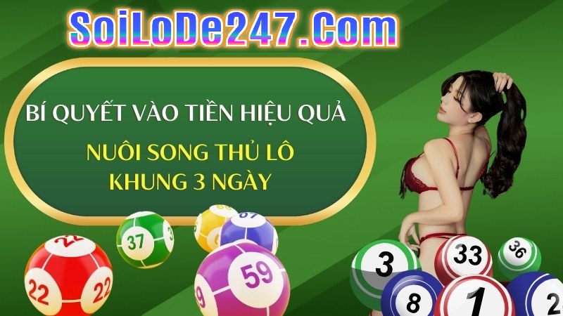 Cách vào tiền nuôi lô khung 3 ngày